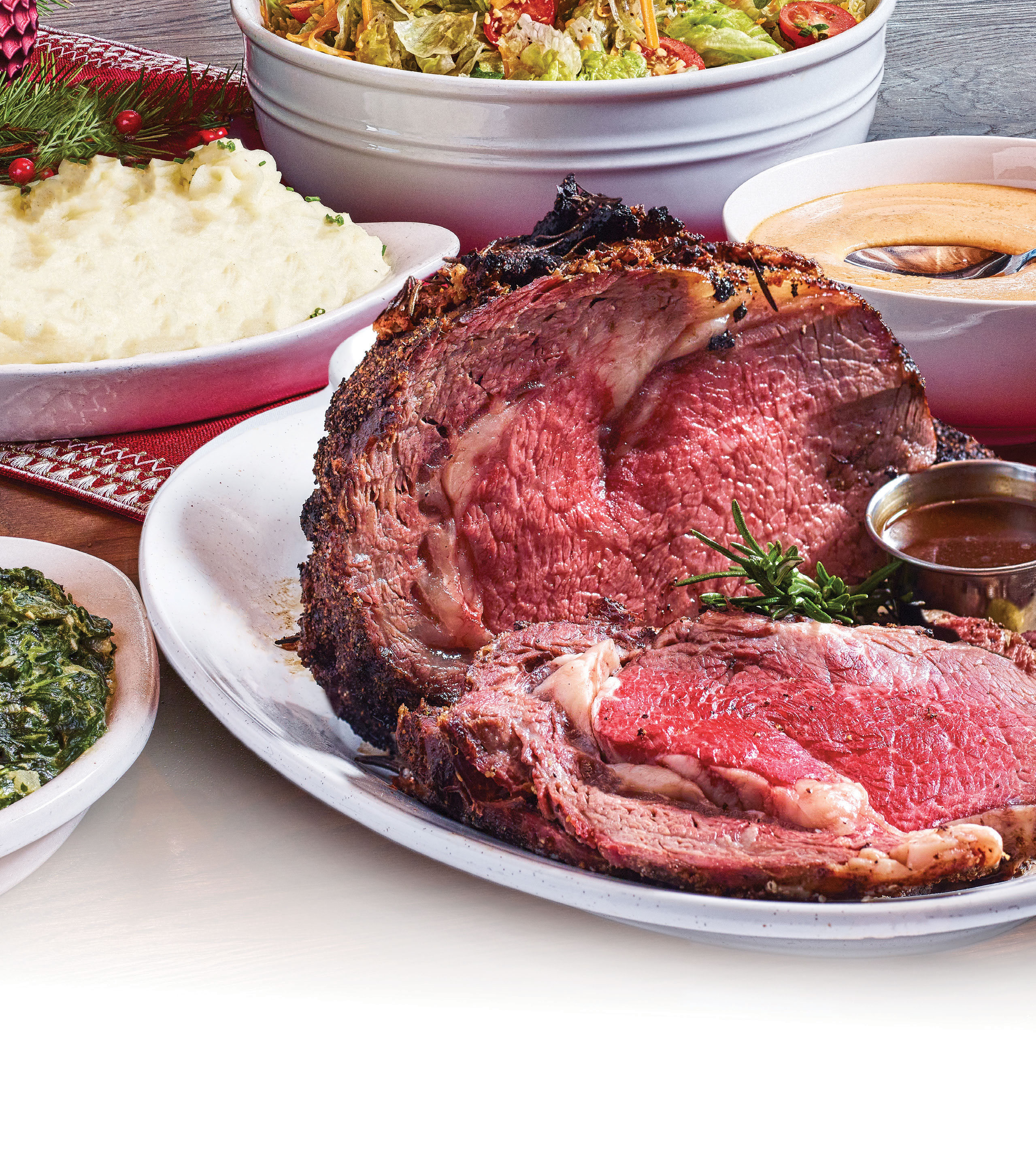 A prime roast meat sliced on a plate.