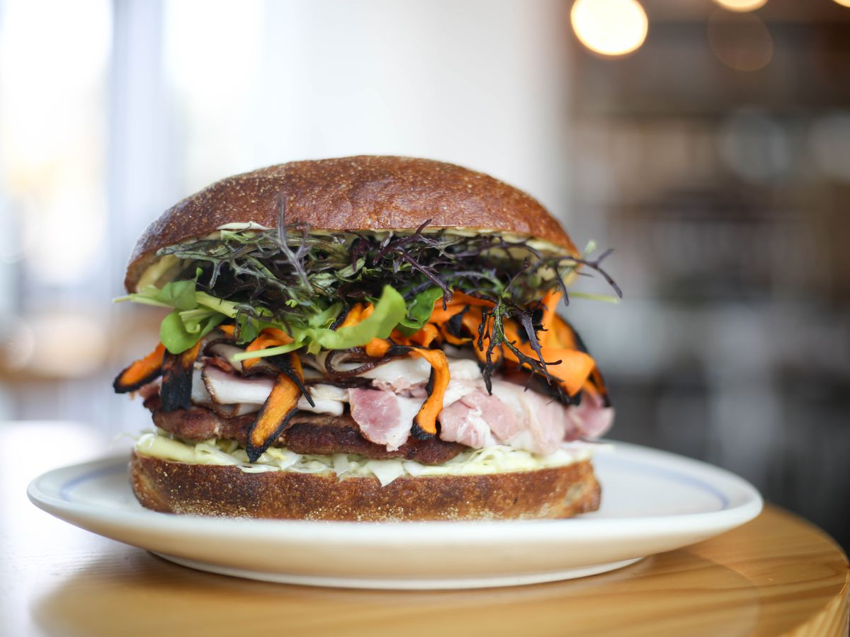 Henbit’s pork sandwich