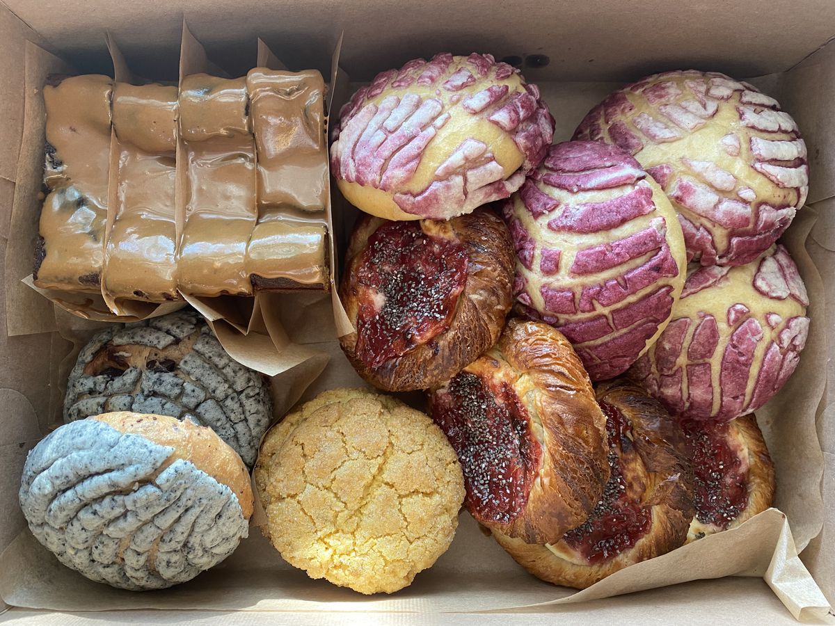 A box of pastries.