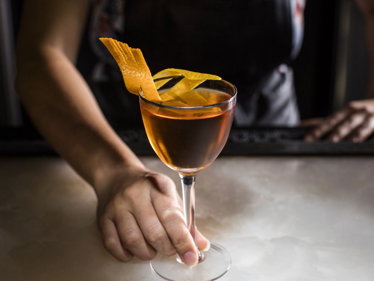 A cocktail from the Roosevelt Room